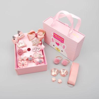 China Wholesale Hair Clip New Arrive Kids Hair Accessories 18 Pcs/Box Baby Hair Clip Hangs Gift Set For Kids Babies for sale