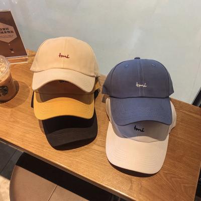 China breathable & Korean Wholesale High Quality Waterproof Fashion Tiny Embroidery Baseball Caps Hats Embroidered Sports Dad Baseball Cap Hat for sale