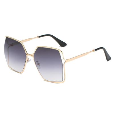 China For 2022 Women Men UV400 Sunglasses Fashion Design Metal Square Personality Sun Glasses Reading Glass New for sale