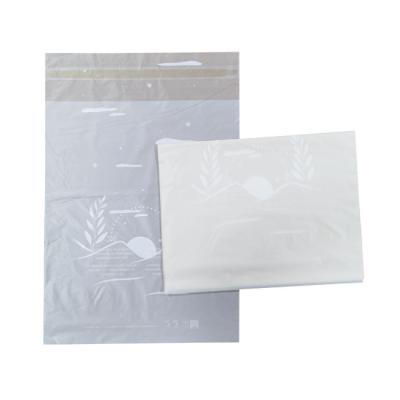 China Customized Express Packet Size White Compostable Mailing Mailing Bags for sale