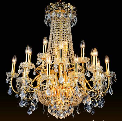 China EUROPEAN Crystal Double Stair Chandelier Luxury Crystal Chandelier Decorative Pendant Ceiling Lights from European for sale