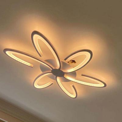 China New Modern Flower Design Acrylic Ceiling Lights Bedroom LED Ceiling Lights for sale