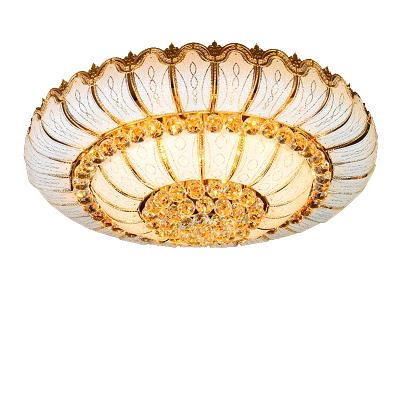 China Round LED Ceiling Lights Outdoor Mounted Modern Crystal Ceiling Lights Living Room Bedroom Hotel Lobby Suspended Ceiling Lamp Surface Mount for sale