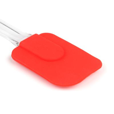 China Viable Baking Tools Ice Cream Scoop Cream Scraper Kitchen Cake Pastry Silicone Spatula for sale