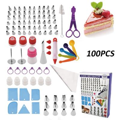 China Sustainable Cake Decorating Consumables 2021 Lots Up 100 PCS Cake Baking Supplies For Beginners for sale