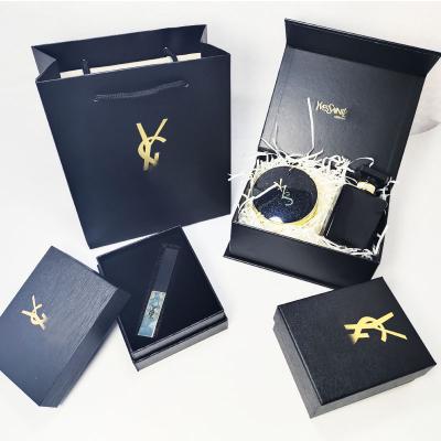 China Factory Customized Watch Packaging Factory Box Customized Logo Lipstick GUCCIble Belt YS/L Perfume LOUISV DIORble Gift Box With Paper Shopping Bag for sale