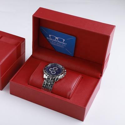 China Wholesale Luxury Wrist Box Leather Top Packing Custom Watch Box for sale