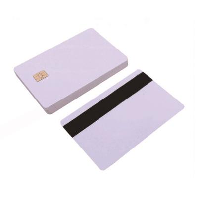 China MINI TAG CR80 Hico ISO Standard Glossy Surface Printable White Blank Magnetic Cards for sale