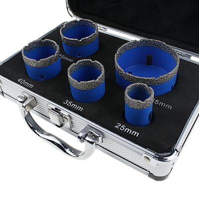 China Masonry Drill 100mm Diamond Combination Drill Bit Set Vacuum Welded Diamond Drill Bit for sale