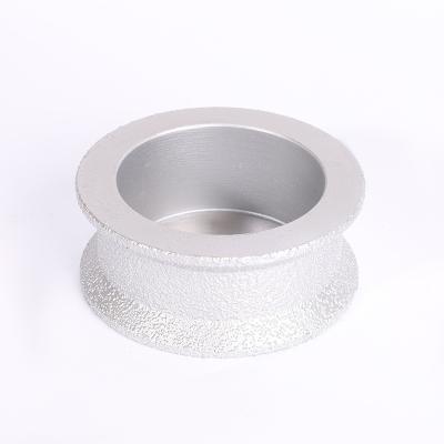 China Diamond Grinding Wheel Edge Marble Profile Aluminum Vacuum Welded Grinding Wheel for sale