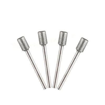 China Durable Stone Grinding Carve Tools Diamond Burrs Set Desktop Drill Bits for sale