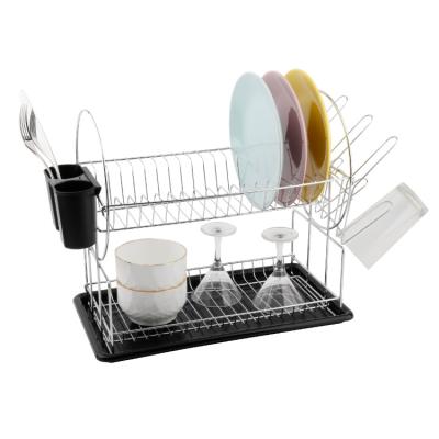 China Best Viable Large Kitchen Storage Selling Dish Rack For Drying Rack OEM/ODM Dish Drying Rack With Drainer for sale