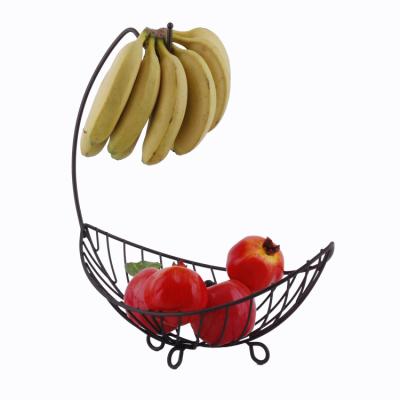 China Factory Sale OEM/ODM Fruit and Vegetable Basket Viable Acceptable Home Kitchen Show Stylish Storage Fruit Rack For Countertop for sale