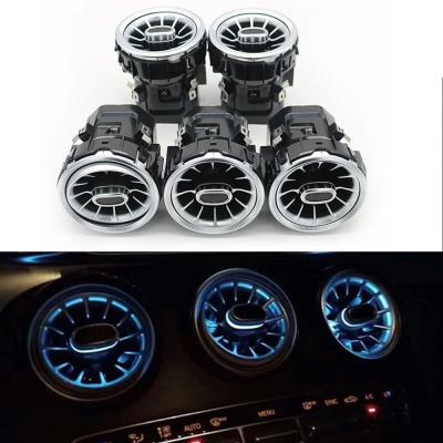 China Auto Vehicle Air Conditioner Car Air Vent Auto Industry Turbo Led Ambient Led Light For Mercedes W205 for sale