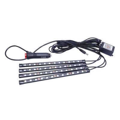 China Hot Selling App Control Good Quality Black Silicon App Control Led Strips Light 12v for sale