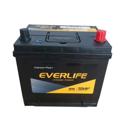 China Maintenance Free Engine Starter Battery Standard Lead Acid Battery 55D23L 60ah Automotive Starter Battery JIS for sale