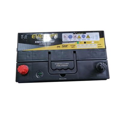 China High quality starter motor battery N70 70ah china manufacture car battery starter auto lead acid battery for sale