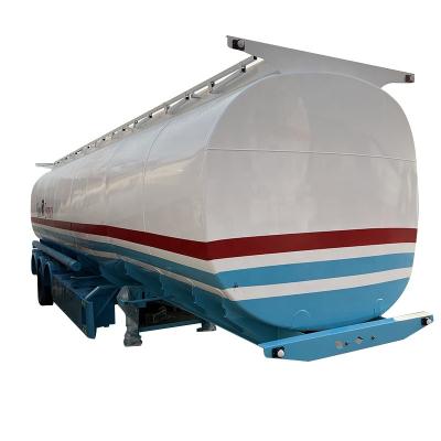 China Carbon Steel Stainless Steel Transport 3 Axles Liters Chemical Liquid Tanker Semi Trailer for sale