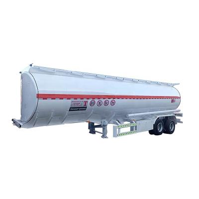 China Carbon Steel Stainless Steel Transport 2 Axles Liters Chemical Liquid Tanker Semi Trailer for sale