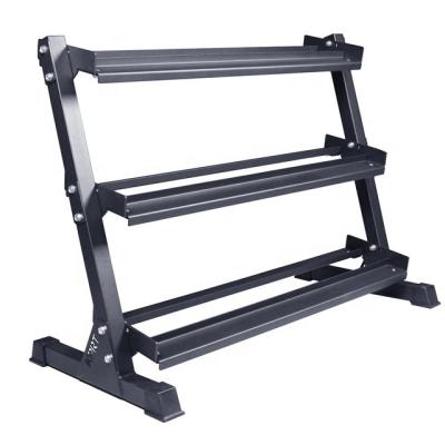 China Mental Steel High Quality Dumbbell 3 Row Rack Set for sale