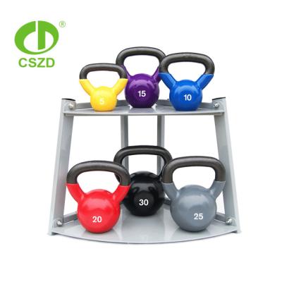 China Kettlebell Storage Kettlebell Weight Rack Steel Kettlebell Rack for sale