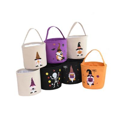 China Fashion 2700109 Gift Pails Bags Halloween Trick or Treat Bags Snacks Candy Tote Bags for Kids for sale