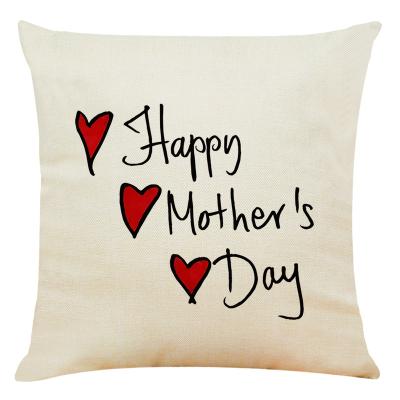 China BZ20213267 Mother's Day Travel Pillow Case Cushion Cover Folded for sale