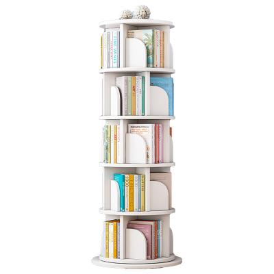 China Multifunctional Rotating Shelf Floor-to-Ceiling Kids (Others) Adjustable Home Space-Saving Storage Bookcase Bookcase Rotating Rack for sale