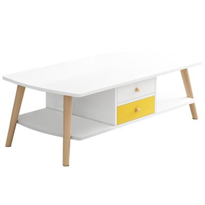 China Stroage Furniture Table Coffee Table With Storage Coffee Table Nordic Wood for sale