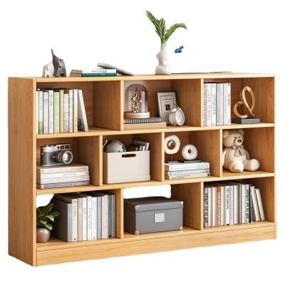 China (Other) adjustable modern blue high shelf floor bookcase in living room for sale