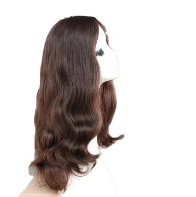 China European Silk Top Kosher Virgin Hair Wig Base Body Wave Hair Color Blonde Support Customized for sale