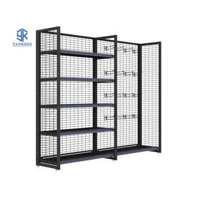 China China Supermarket Rack Tool Double Sided Grocery Gondola Manufactured Store Used Modern Brand Display Stand for sale