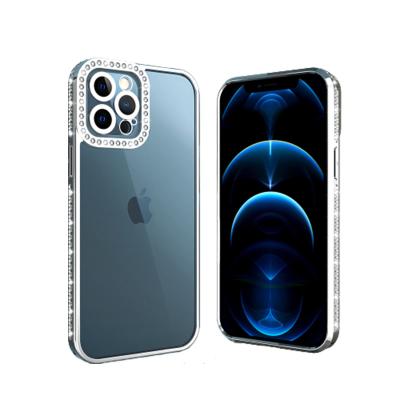 China Shockproof Electroplating Cell Phone Case 2022 New Girly Transparent Acryl Cell Phone Cases For Samsung Galaxy A03s iphone 13 pro max for sale