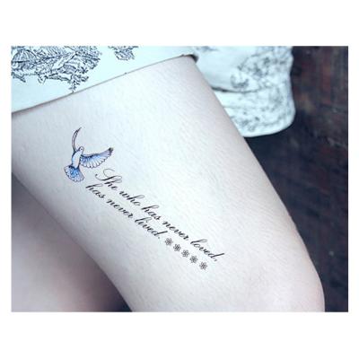 China Custom Temporary 9*21 cm Ink Floral Temporary Tattoo Sticker Custom Waterproof Tattoo Body Tattoo Sticker for sale