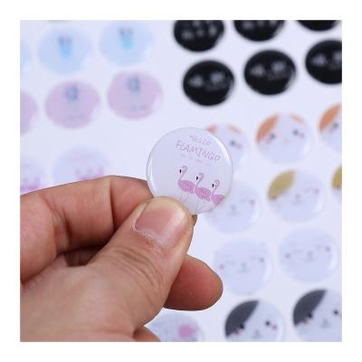 China Dome Decorative Custom Epoxy Sticker 3D Crystal Waterproof Logo Sticker Clear Sticker for sale