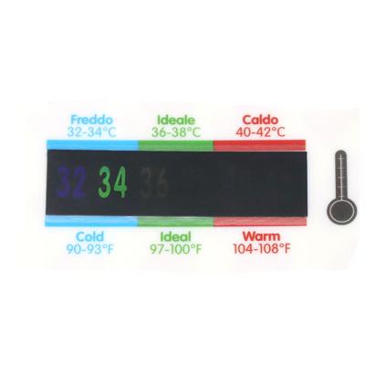 China 2020 New Waterproof+Eco-friendly Heat Sensitive Color Changing Temperature Sensing Indicator Label Stickers for sale