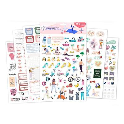 China Diy creative sticker hot sale customized planner stickers /sticker sheets planner for sale