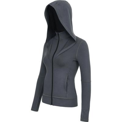 China 2021 Breathable New Outdoor Running Fitness Wear Quick-drying Hooded Leisure Sports Yoga Jacket Customized Sports Hoodie for sale