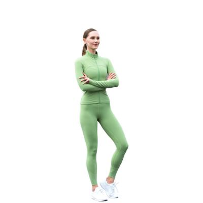 China Breathable Gym Sports Running Activewear Running Yoga 2021 Autumn Winter New Zipper Jacket for sale