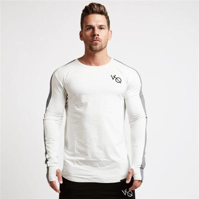 China High Quality Men's Outdoor Sport Loose Round Neck Long Sleeve Top Custom Made T-Shirt QUICK DRY Long for sale