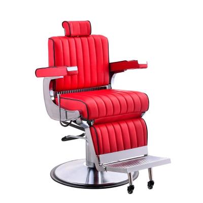 China Red antique antique koken barber shop furniture hairdresser barber chair for sale barbering salon for sale