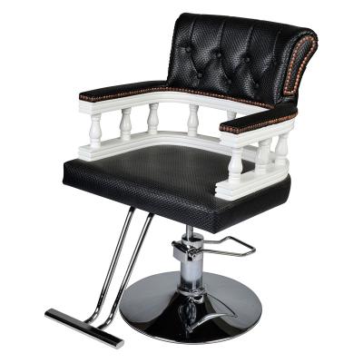 China Makeup Styling Chair High Quality Black And White Styling Chair Makeup Styling Chair Hair Salon Furniture for sale