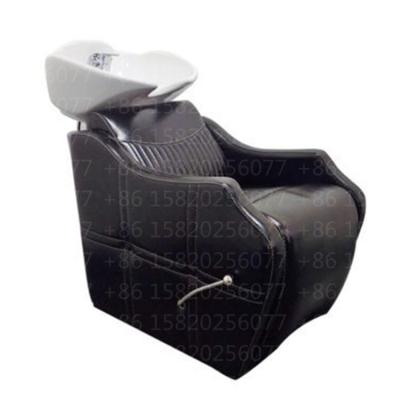 China Classic Barber Shop Equipment Hair Wash Salon Shampoo Bowl Shampoo Basin Chair for sale