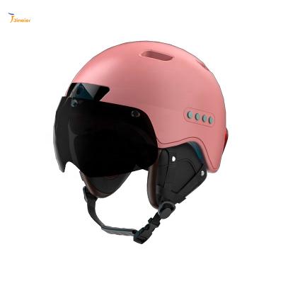 China High Quality Smart Remote Control LED Bicycle Safety Helmet Waterproof Flash Warning Personal Protective Helmet For Adult for sale