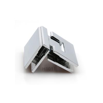 China Modern Good Quality L Shaped Stainless Steel Wall To Glass Shower Hinge for sale