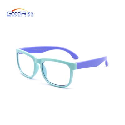 China Light Filter Blue Computer Optical Glasses Shape Retro 2020 Kids Blue Light Glasses Frame Custom Logo Glasses Light for sale