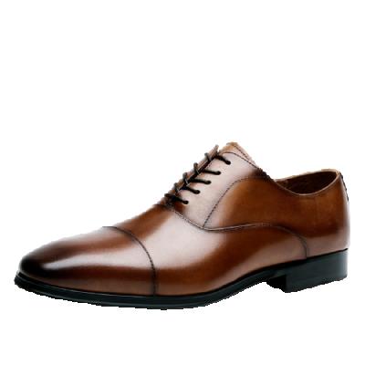 China S0012B 2021 new high quality non-slip and wear-resistant fashion formal business plus size men shoes trim casual leather for sale