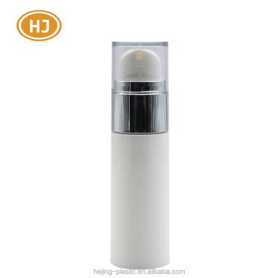 China Eco-friendly Cosmetic Packaging 30ml Lotion Pump White Color Airless Bottle For Skin Care for sale