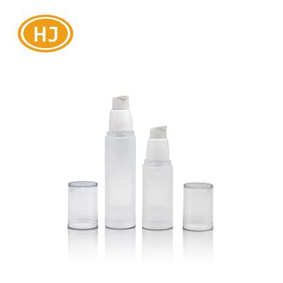 China Eco-friendly Manufacturer In 30ml 50ml Cosmetic Lotion Pump Frosted Airless Bottle For Skin Care for sale