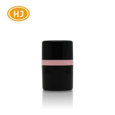 China Eco - Friendly Recyclable Round Shape Cosmetic Makeup Packaging Empty Loose Powder Case Jar With Puff for sale